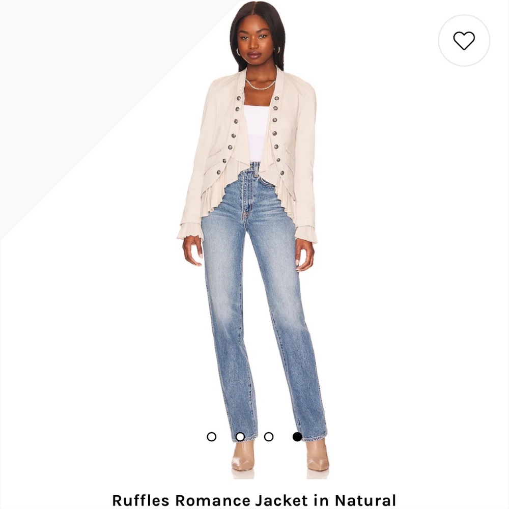 Free people Ruffles Romance Jacket Medium